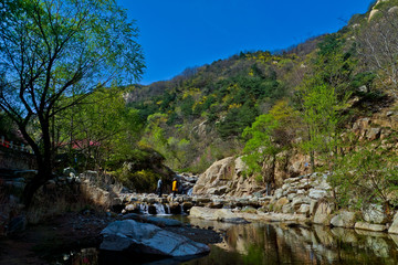 泰山桃花源风光