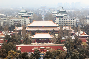 京城雪景