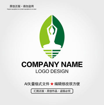 健身瑜伽LOGO