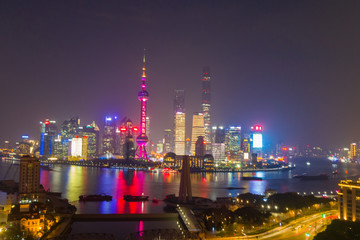 航拍上海夜景24