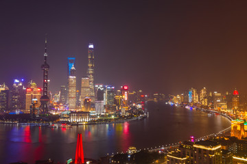 航拍上海夜景28