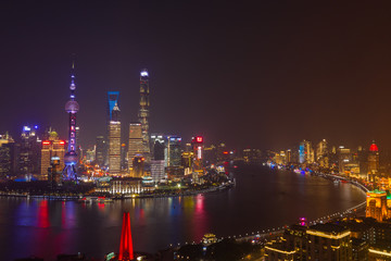 航拍上海夜景29