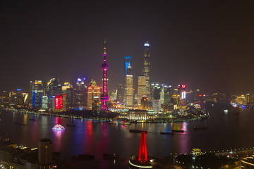 航拍上海夜景35