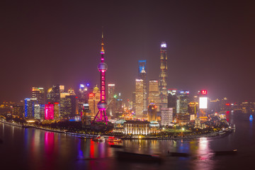 航拍上海夜景38