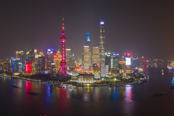 航拍上海夜景40
