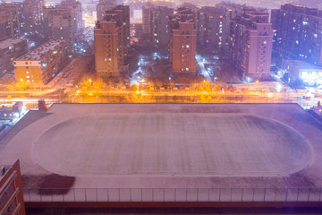 济南雪后夜景43