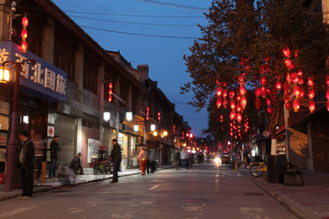 西安书院门夜景