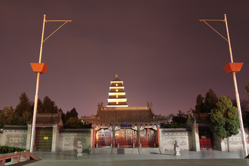 西安大雁塔夜景