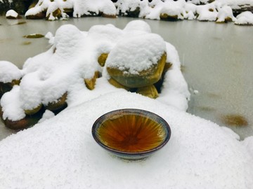 雪中茶道