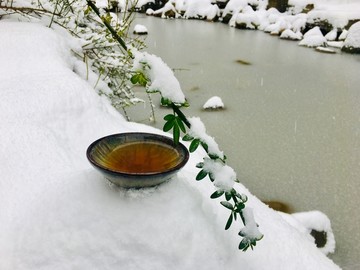 雪中茶道