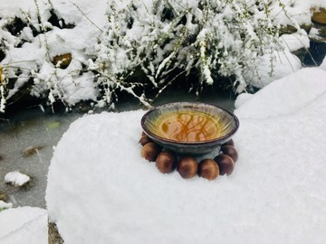 雪中茶道