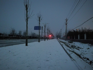 雪后街景