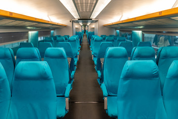 上海磁懸浮列車車內(nèi)景觀