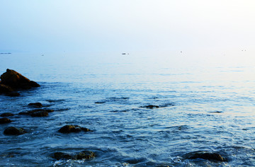 黄昏海边风景