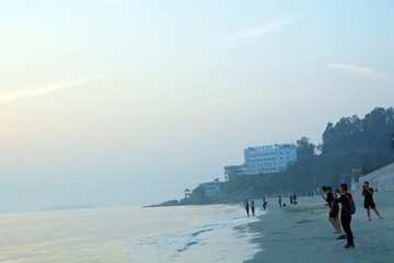 海边夕阳风景