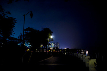 深圳湾夜色风景