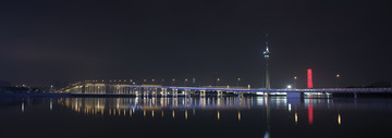 澳门嘉乐庇跨海大桥夜景