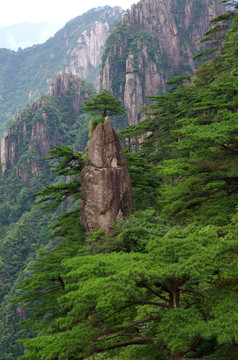 黄山梦笔生花峰