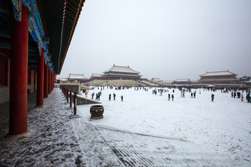 故宫雪景