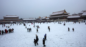 故宫雪景