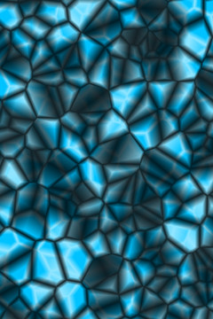 蓝色玻璃拼花艺术染色玻璃纹