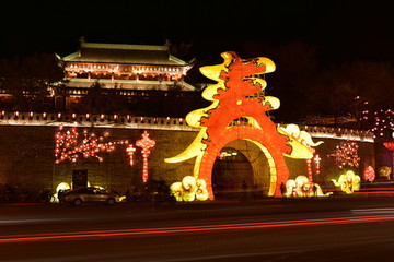 西昌古城春节灯展