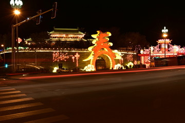 西昌古城春节灯展