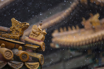 北京故宫雪景