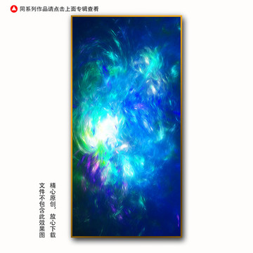 玄關抽象油畫