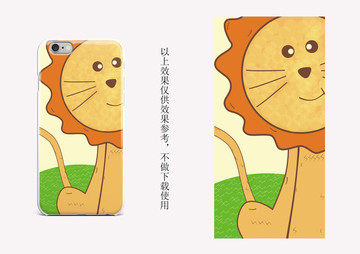 手機殼可愛卡通動物圖案設(shè)計