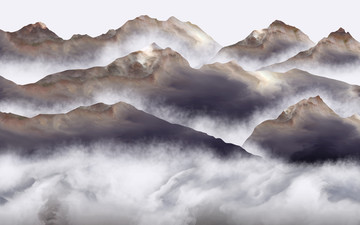 水墨山水畫