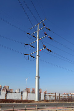 高壓線電線桿