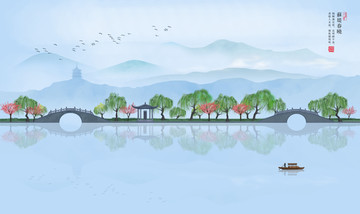 蘇堤春曉