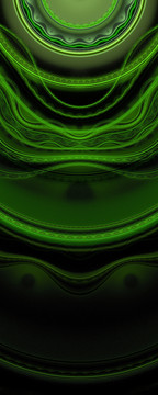 绿色神秘手机壳