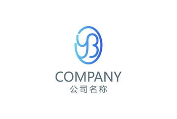 YB字母LOGO