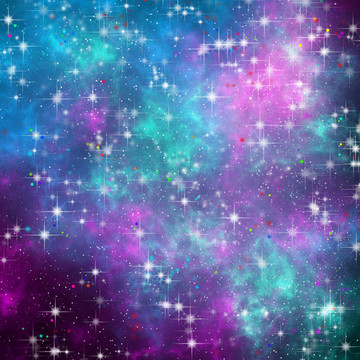 高清宇宙星空吊頂軟膜裝飾畫