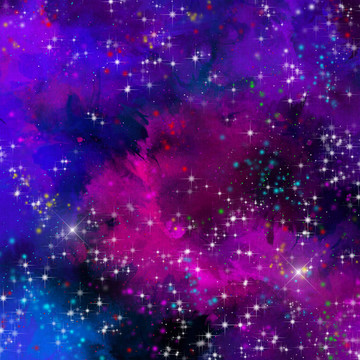 高清幻彩宇宙星空圖