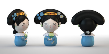 3d清宮娃娃