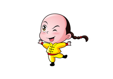清朝少年卡通設(shè)計(jì)