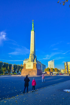 拉脱维亚自由女神纪念碑