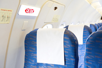 飞机机舱内部座椅