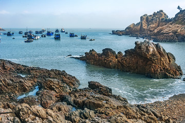 霞浦县大京村鹅卵石海滩