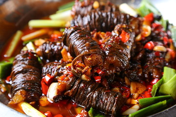 土家豆角扎肉