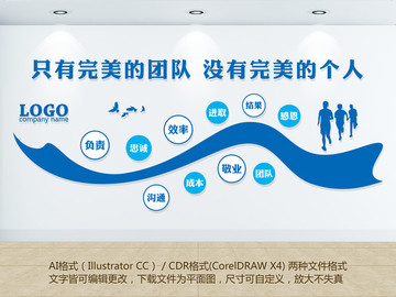 立體企業勵志文化墻