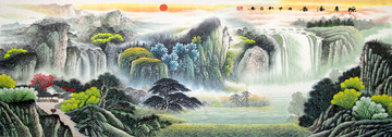國(guó)畫山水