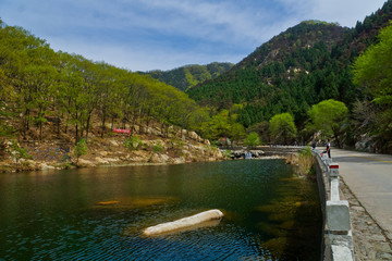 泰山桃花源风光