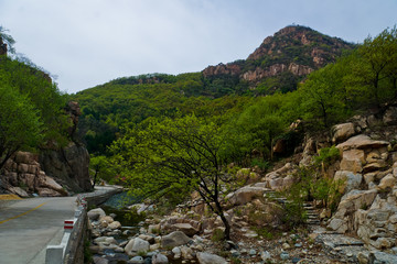 泰山桃花源风光