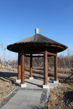大慶濕地公園涼亭