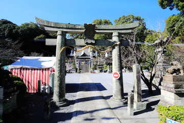 日本长崎旅游景点高城神社