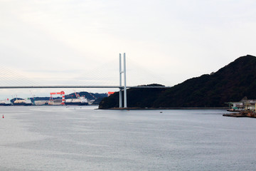 日本长崎港风光